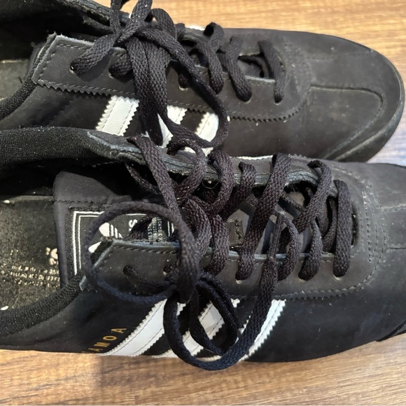 adidas Samoa Core Black Athletic Shoes casual mens size 11 basic - Picture 9 of 12